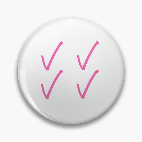 Item preview, Medium Pink Check Mark Symbol 4 pack designed and sold by Loving-school.