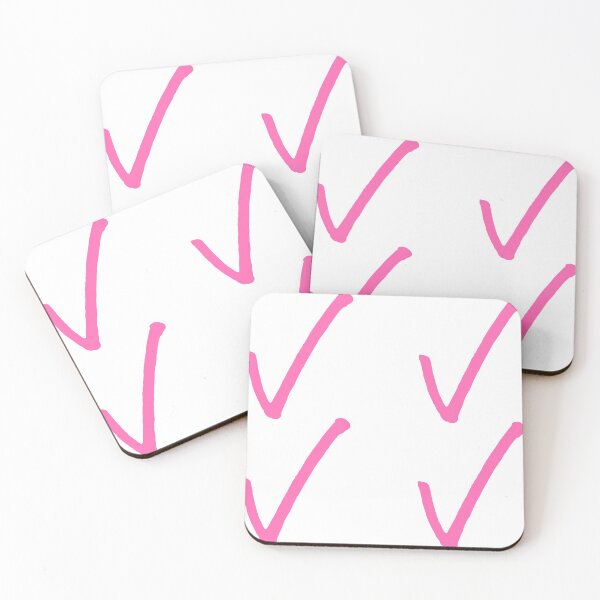 Item preview, Medium Pink Check Mark Symbol 4 pack designed and sold by Loving-school.