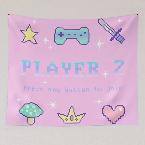Item preview, Player 2 (pastel) designed and sold by Miss Lunaria.