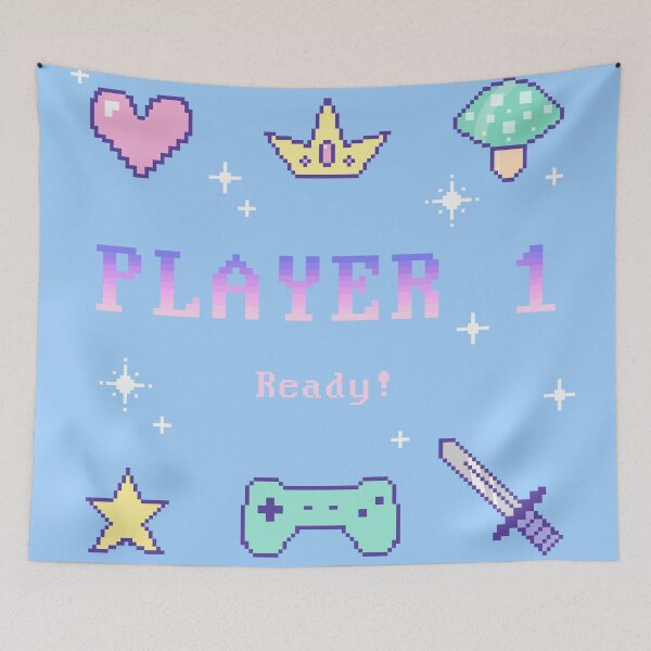 Item preview, Player 1 (pastel) designed and sold by Miss Lunaria.