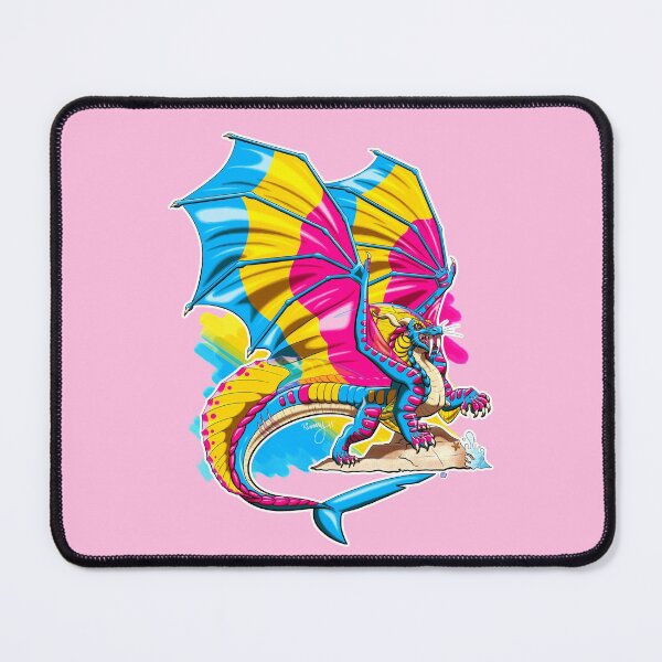 Item preview, Pan Pride Dragon designed and sold by Kimberly Holbrook Arts.