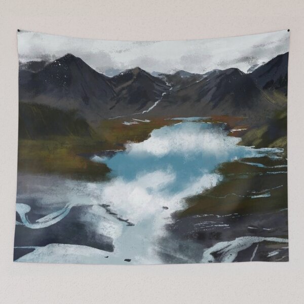 Item preview, Iceland mountains designed and sold by Amanda Teel.