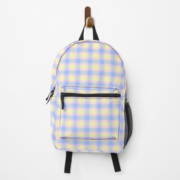 Item preview, Pastel Blue Yellow and Orange Buffalo Plaid designed and sold by Tamas Das.