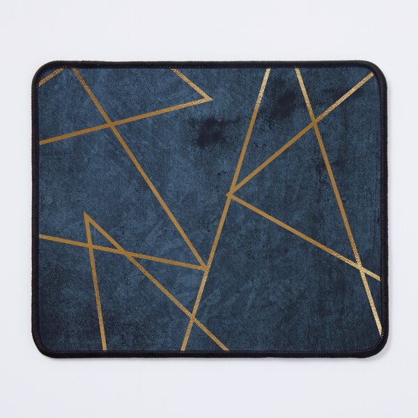 Item preview, Gold Dark Navy Geometric designed and sold by ind3finite.