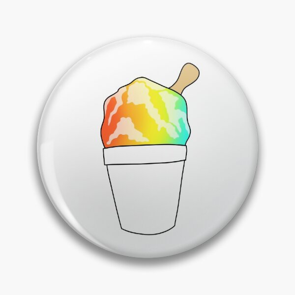 Item preview, Simple rainbow shave ice  designed and sold by gabbitheartist.