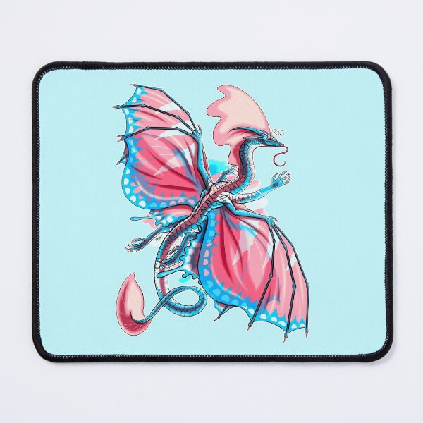 Item preview, Trans Pride Dragon designed and sold by Kimberly Holbrook Arts.