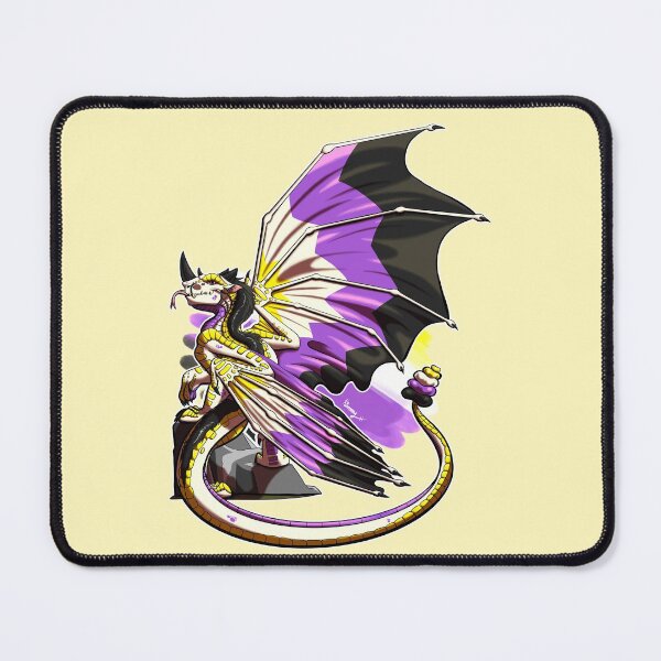 Item preview, Nonbinary Pride Dragon designed and sold by Kimberly Holbrook Arts.