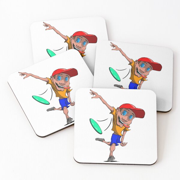 Item preview, Disc Golf Dude Throwing designed and sold by DiscGolfArt.
