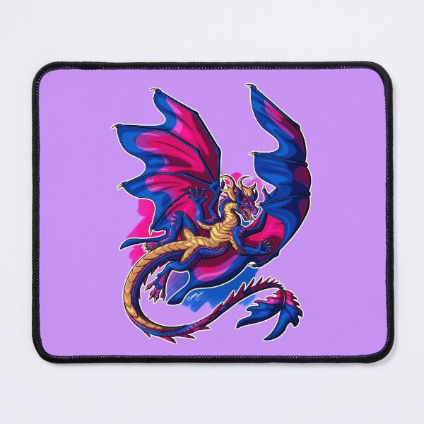 Item preview, Bi Pride Dragon designed and sold by Kimberly Holbrook Arts.
