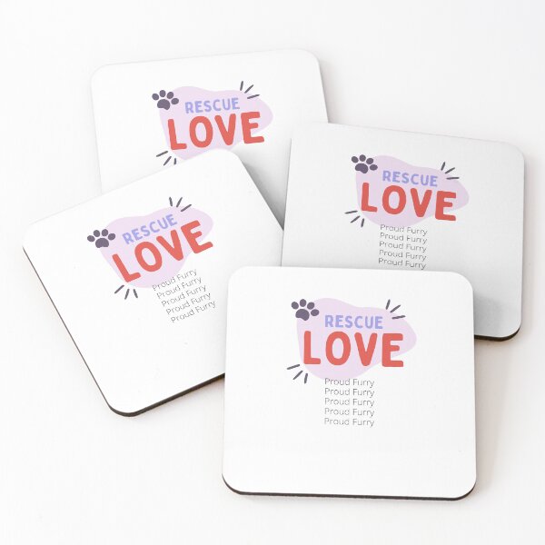 Item preview, Rescue Love, Proud Furry designed and sold by RoxyCox.