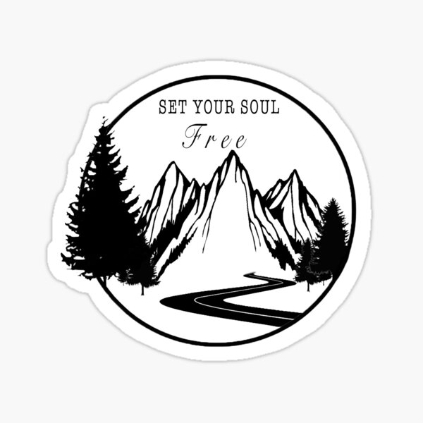 Set your soul free Sticker