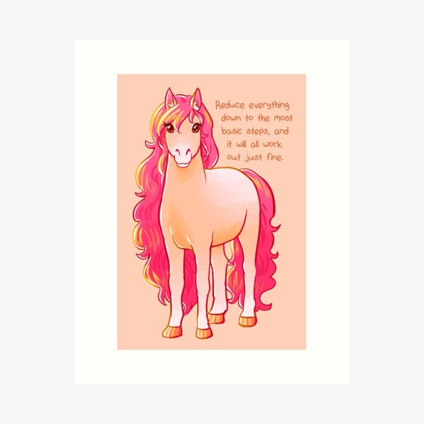Item preview, "Reduce Everything Down" Pony designed and sold by thelatestkate.