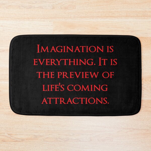 Item preview, Imagination is everything. It is the preview of life's coming attractions. Quotes store designed and sold by QuotesStore-2.