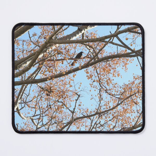 Item preview, Rowan tree branches with berries and bird designed and sold by Anna Lemos.