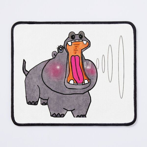 Item preview, Hippo roaring  designed and sold by Shirley cute art .