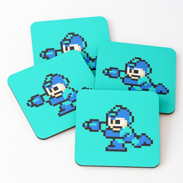 Item preview, Retro Mega Man Shooting Sprite designed and sold by The Sprite Guy.
