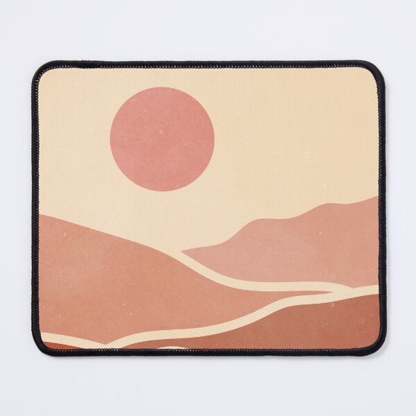 Item preview, Neutral Boho Minimal Mountain Landscape designed and sold by ind3finite.
