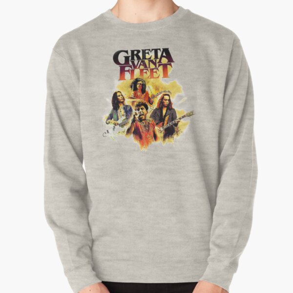 music greta van metal fleet n roll band live greta van fleet nu metal logo greta van fleet robert rhapsody greta van fleet plant greta van fleet Pullover Sweatshirt