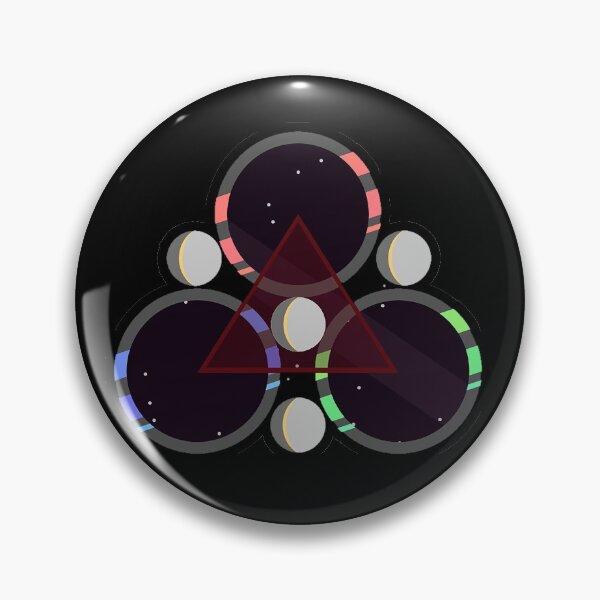 Item preview, tri circle on black space designed and sold by Gaid1966.