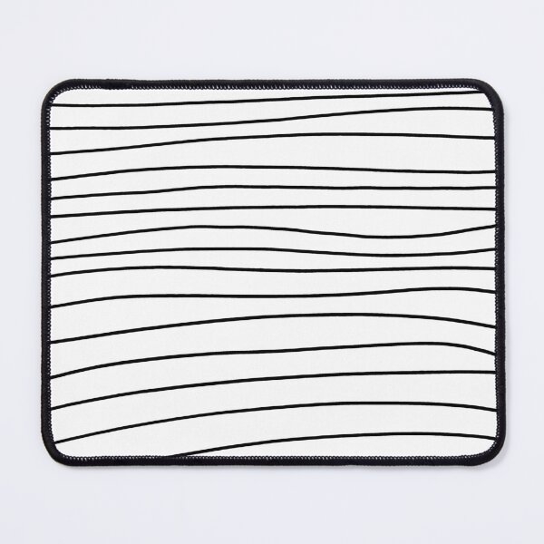 Item preview, Modern minimal trendy black white striped pattern designed and sold by ind3finite.