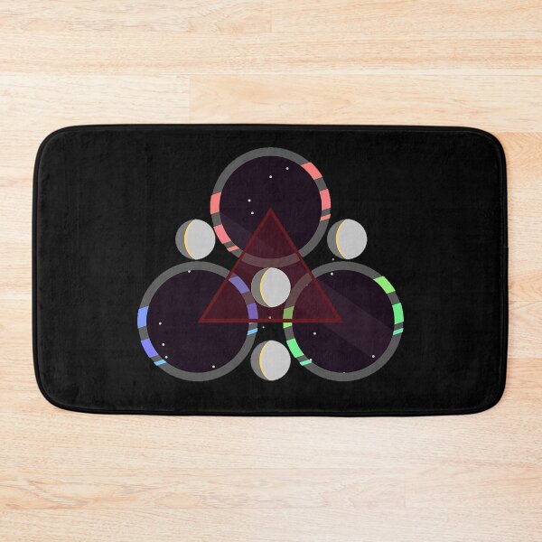 Item preview, tri circle on black space designed and sold by Gaid1966.