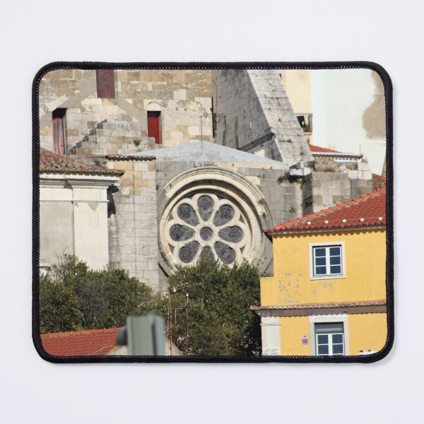 Item preview, Lisbon Cathedral Detail Rose Window, Romanesque Architecture, Portugal designed and sold by worldways.