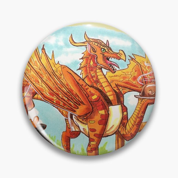 Item preview, Maple Leaf Dragon Chef designed and sold by Kimberly Holbrook Arts.