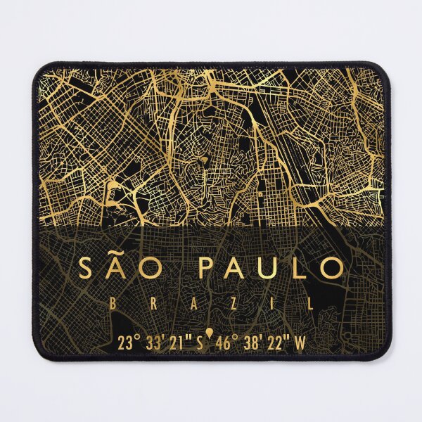 Item preview, SAO PAULO MAP BRAZIL designed and sold by hatimelhag.