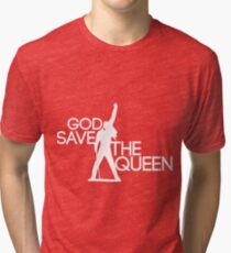 God save the queen Freddie Mercury design Tri-blend T-Shirt