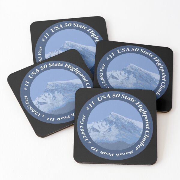 Item preview, Borah Peak ID 11 of 50 States Highpoint Climbers  designed and sold by janraydesigns.