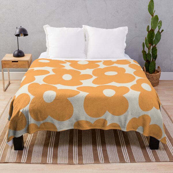 Artikelvorschau, Orange Groovy Blumen entworfen und verkauft von alekkar2002.