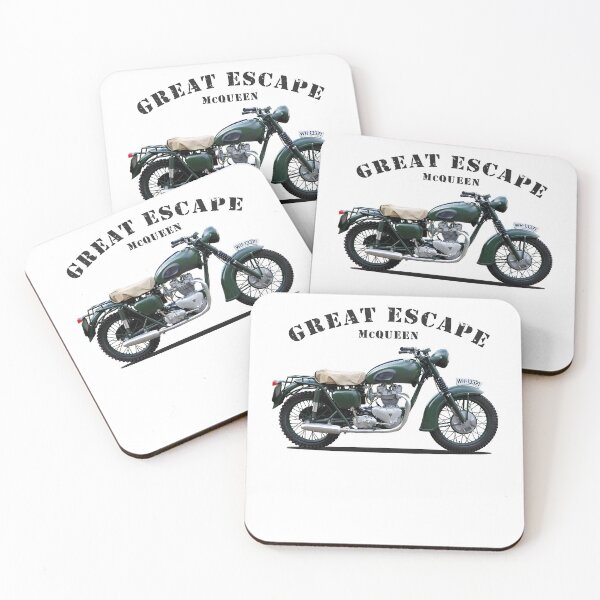 Item preview, Retro Moto Great Escape Mcqueen designed and sold by JeremiahSamTee.
