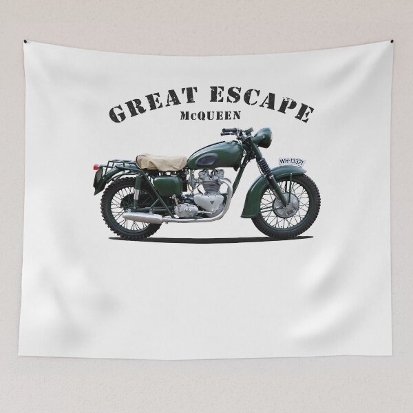 Item preview, Retro Moto Great Escape Mcqueen designed and sold by JeremiahSamTee.