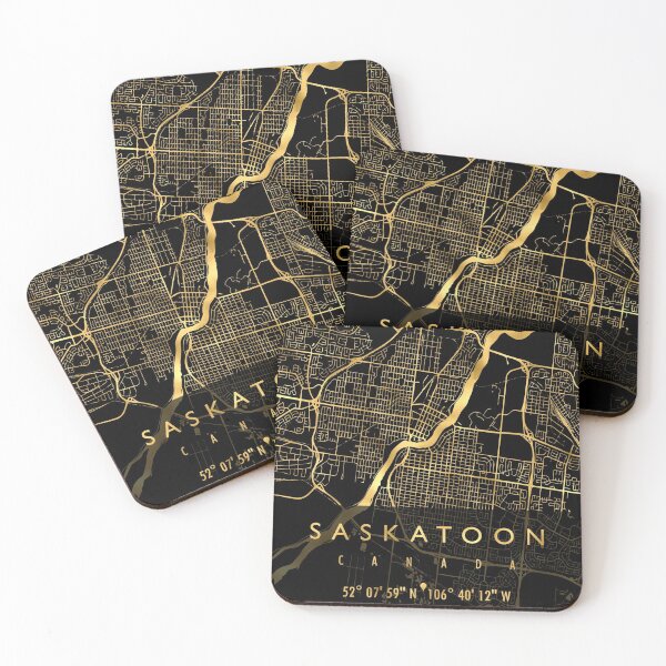 Item preview, SASKATOON MAP CANADA designed and sold by hatimelhag.