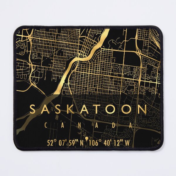Item preview, SASKATOON MAP CANADA designed and sold by hatimelhag.