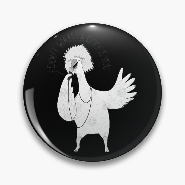 Aperçu de l'œuvre Oie chantant Tina Turne Animal Karaoke Illustration créée et vendue par Lynnette36.