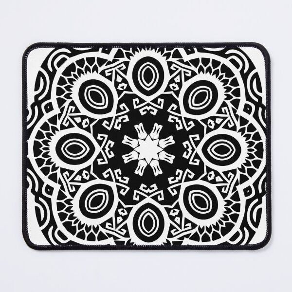 Item preview, Black tribal mandala designed and sold by Anna Lemos.
