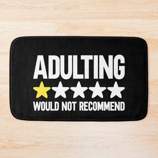 Item preview, Adulting would not recommend  designed and sold by KGN  CREATIVITY.