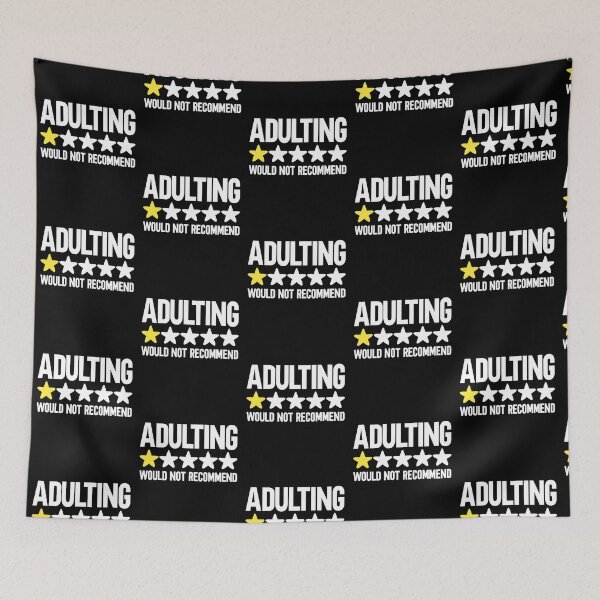 Item preview, Adulting would not recommend  designed and sold by KGN  CREATIVITY.