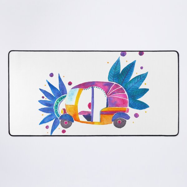 Item preview, Groovy auto-rickshaw designed and sold by Home Cyn Home.