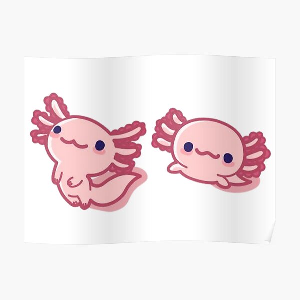 Minecraft Axolotl Posters Redbubble