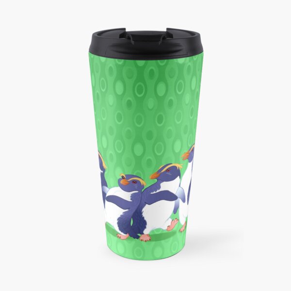 A Party of Penguins Travel Coffee Mug