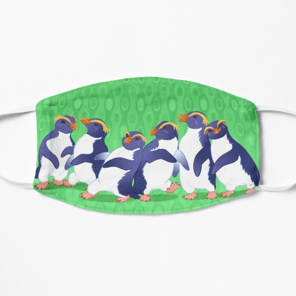 A Party of Penguins Flat Mask
