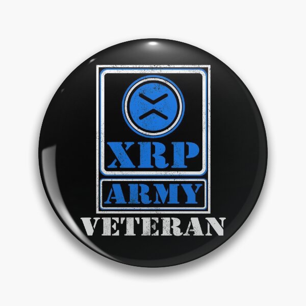 Item preview, Ripple XRP Veteran Funny Army Logo designed and sold by S-JDesigns.