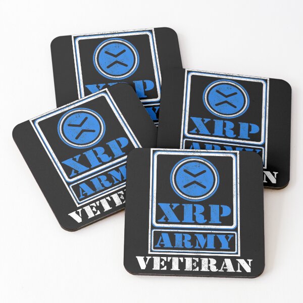 Item preview, Ripple XRP Veteran Funny Army Logo designed and sold by S-JDesigns.