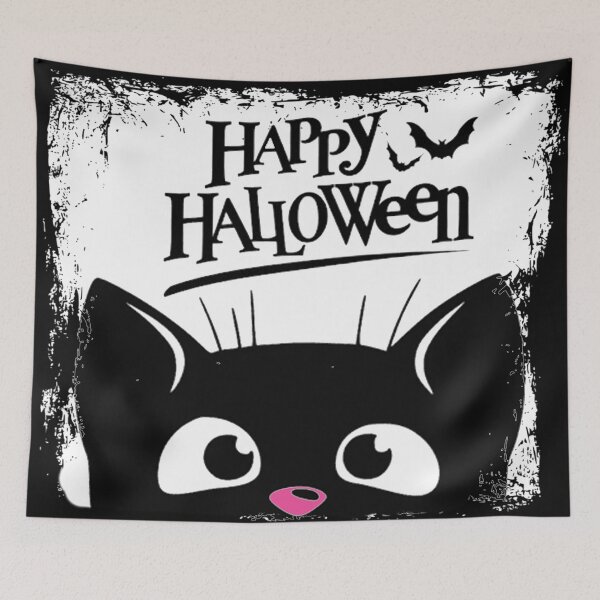 Item preview, Happy Halloween Shadow Cat designed and sold by Only4sometimes.