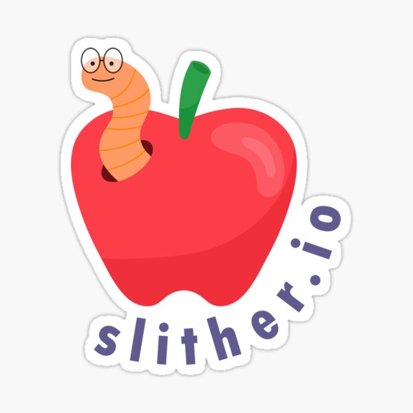 Slither io game sticker Poster for Sale by Jnrhhose