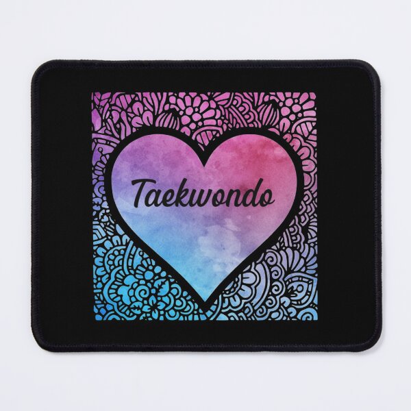 Item preview, Taekwondo girl watercolor mandala heart| Perfect Gift| taekwondo designed and sold by joandoria.