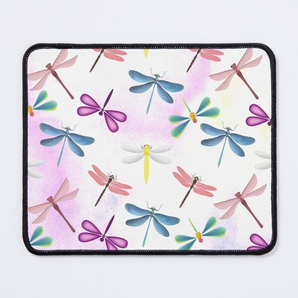 Item preview, Dragonflies on a Pastel Background, Blue Dragonfly on Watercolor designed and sold by JRice66.