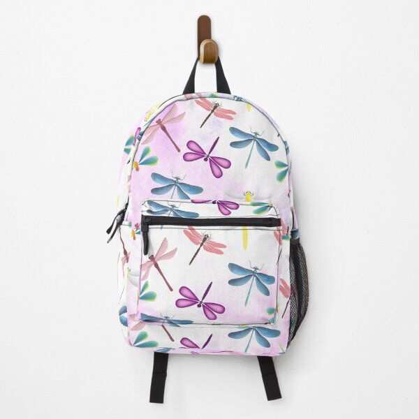 Item preview, Dragonflies on a Pastel Background, Blue Dragonfly on Watercolor designed and sold by JRice66.
